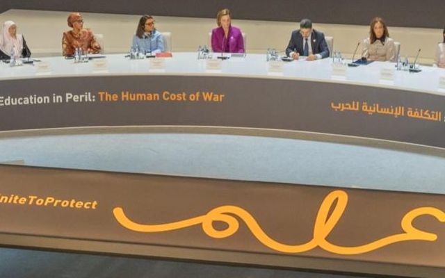 General view of the panel in Doha, Qatar, Sept. 9, 2024. (Courtesy of Education Above All)